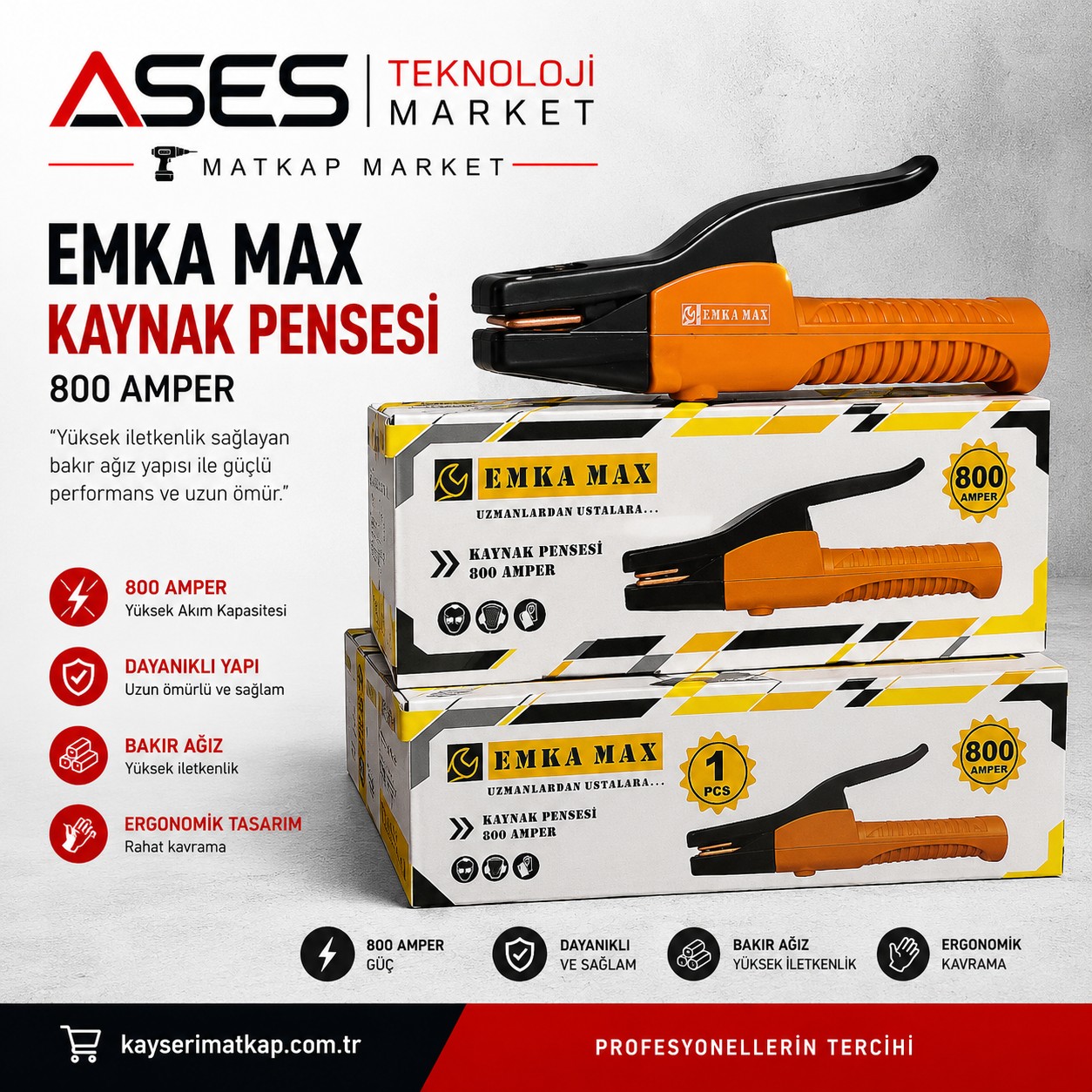 KAYNAK PENSESİ 800AMPER